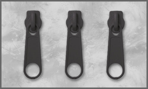 Zipper Gr. 3 schiefergrau