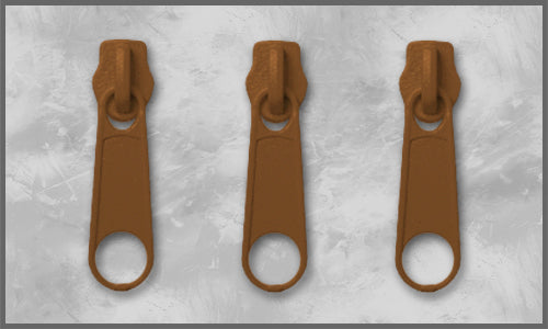 Zipper Gr. 3 lehmbraun