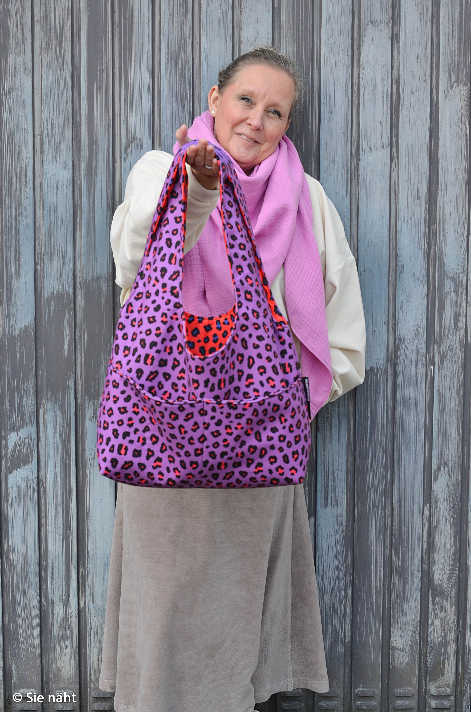 Abby lila/pink/schwarz