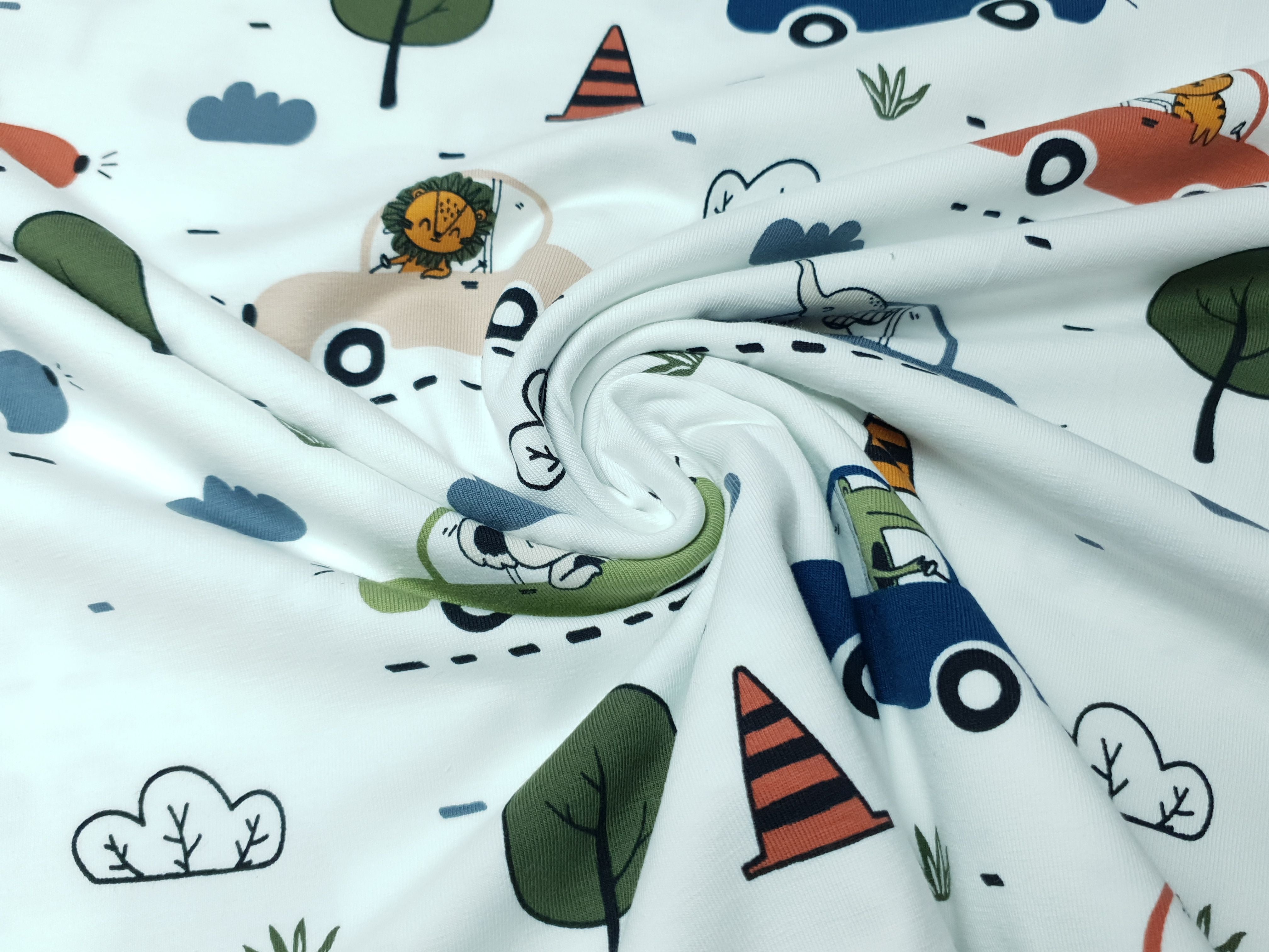 Animal Traffic offwhite/grün/graublau/rost/beige