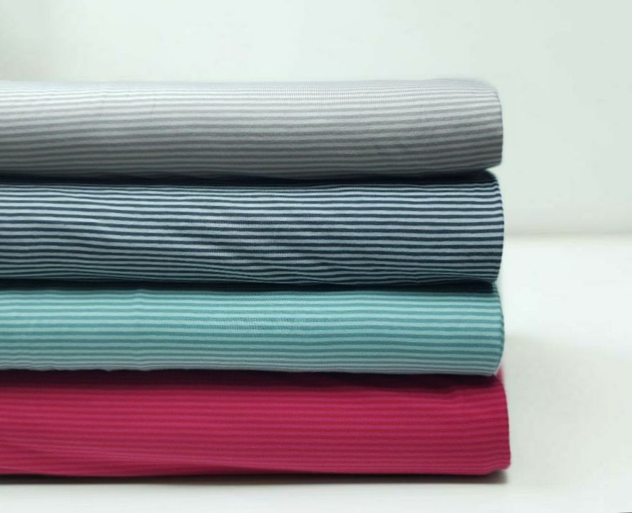 Baumwolljersey Small Stripes