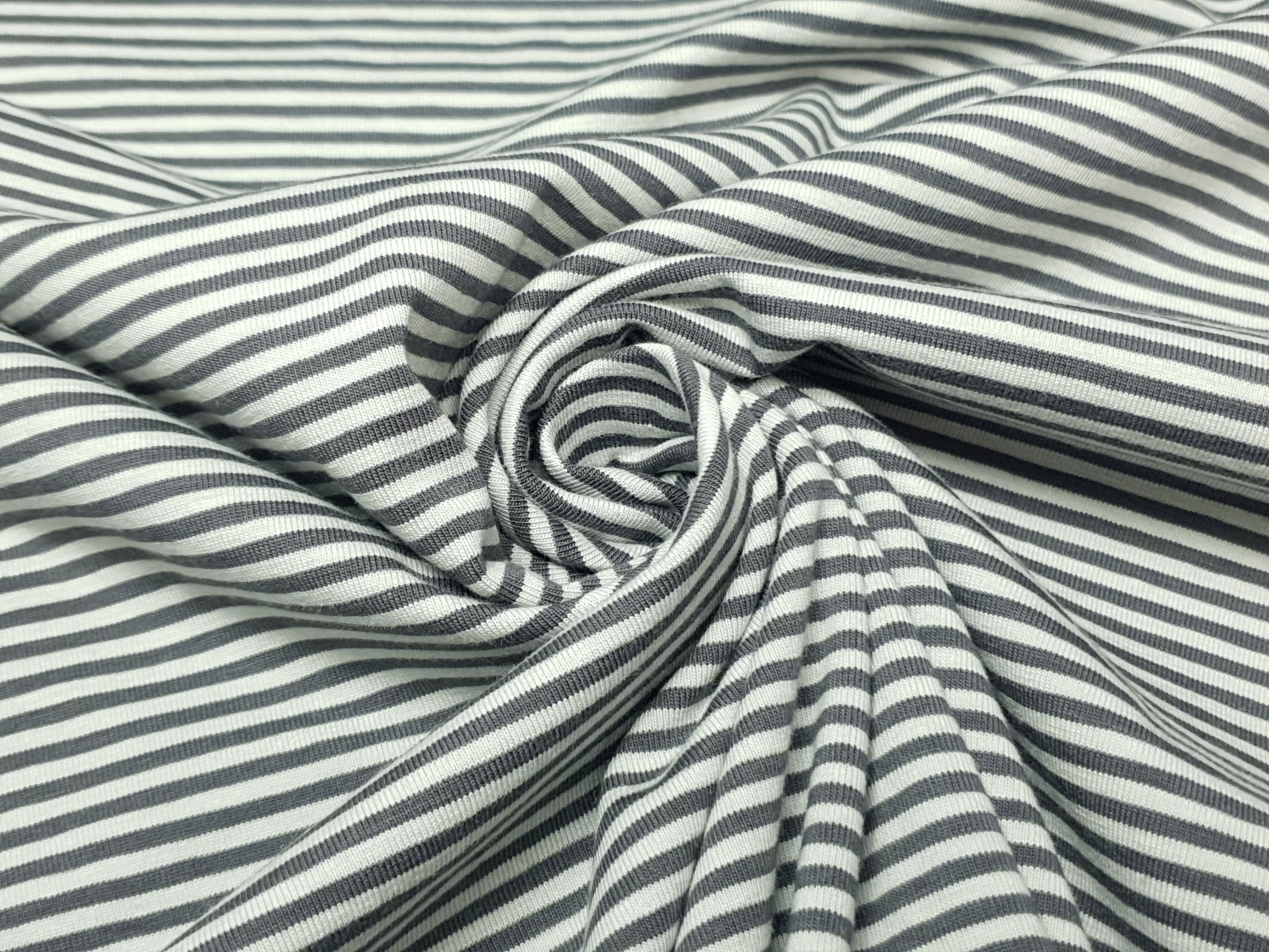 Baumwolljersey Small Stripes