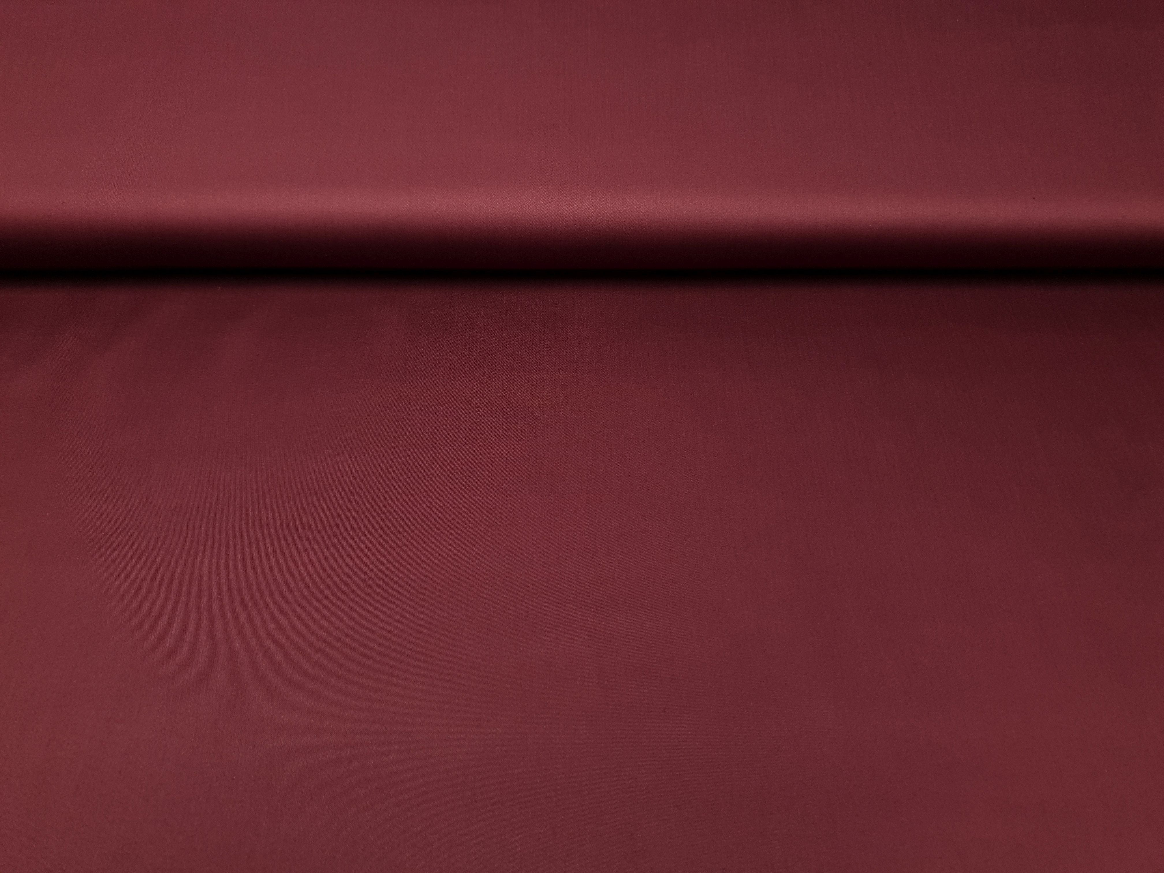 Baumwollsatin bordeaux