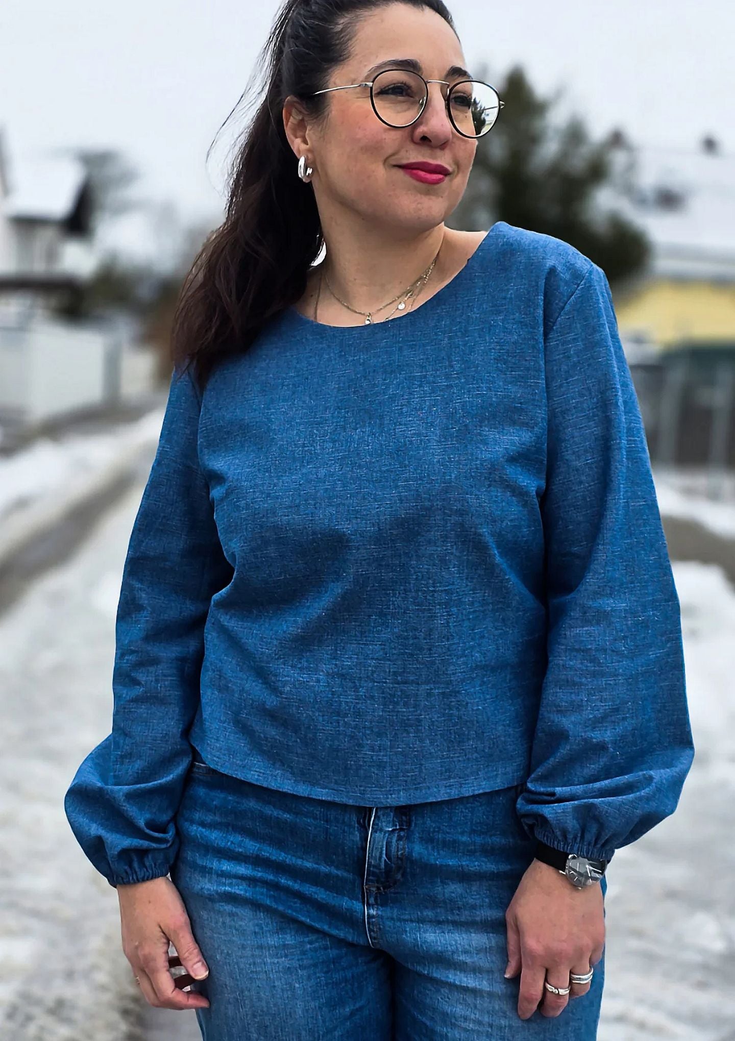 Bluse Tiri Damen, Ki-ba-doo Papierschnittmuster