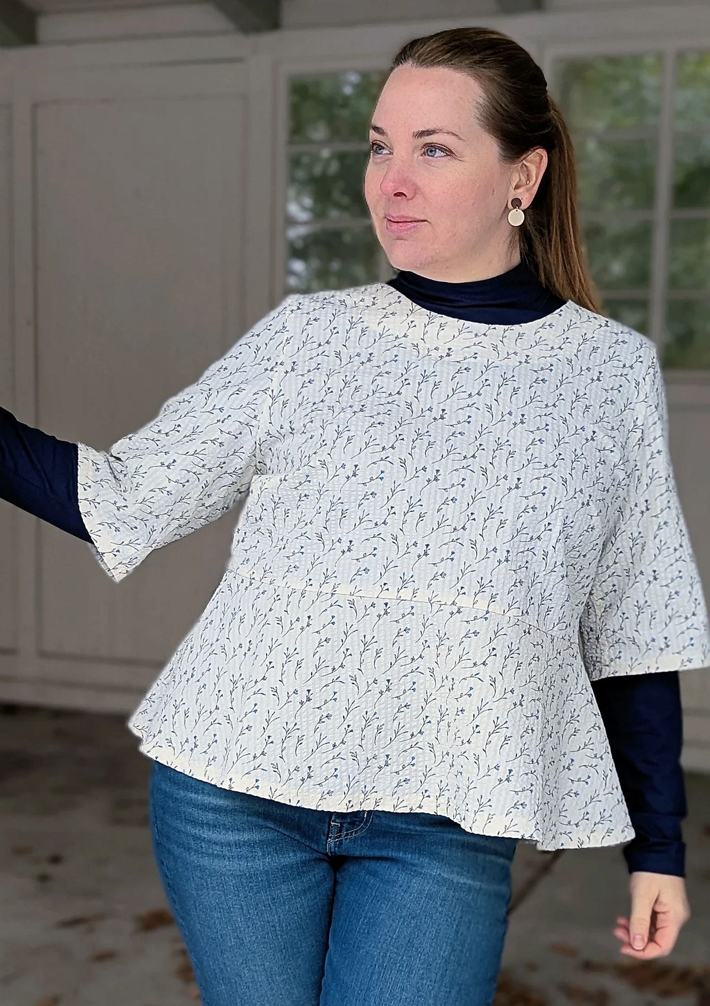 Bluse Tiri Damen, Ki-ba-doo Papierschnittmuster