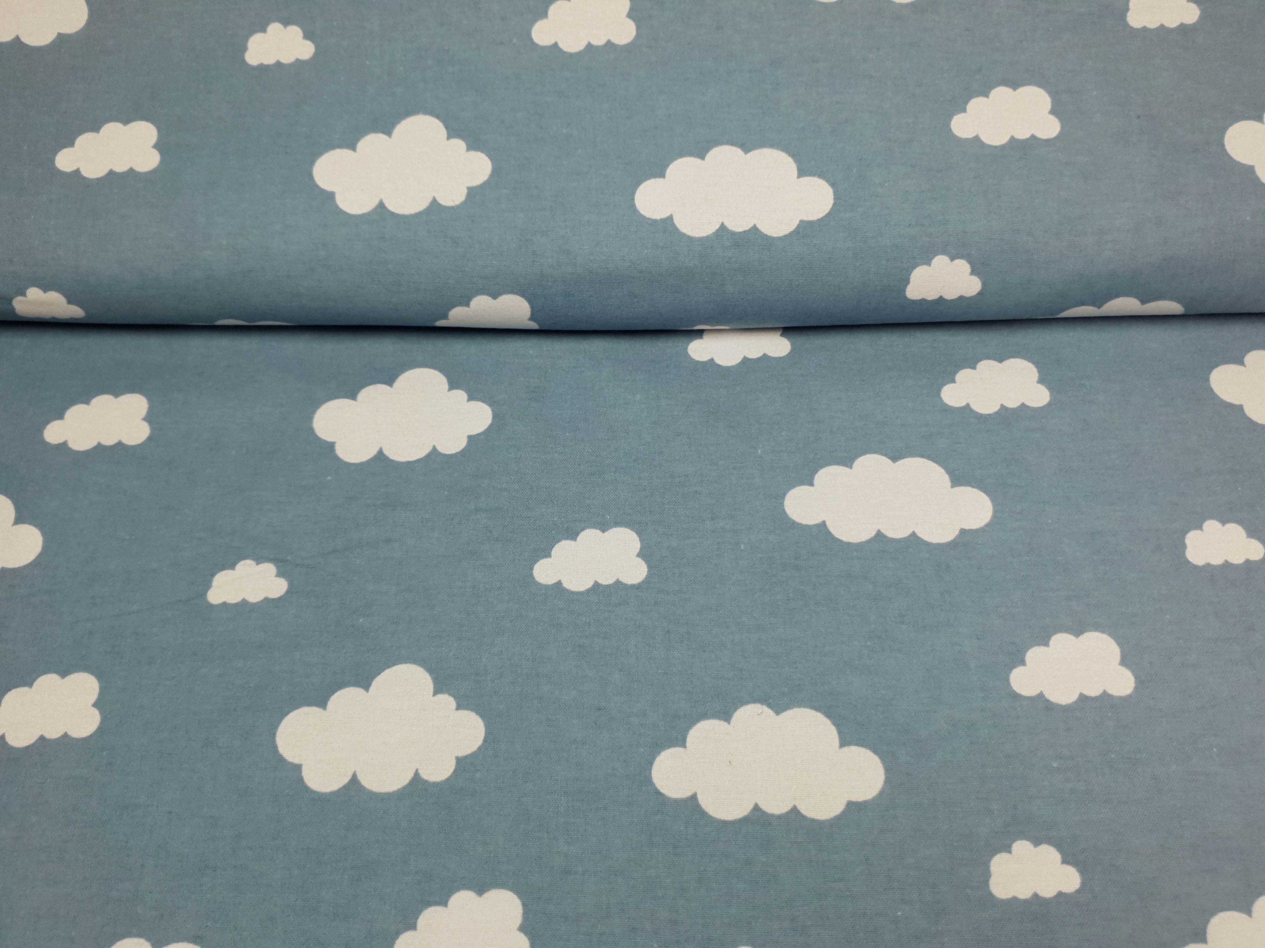 Cloudy jeansblau/offwhite