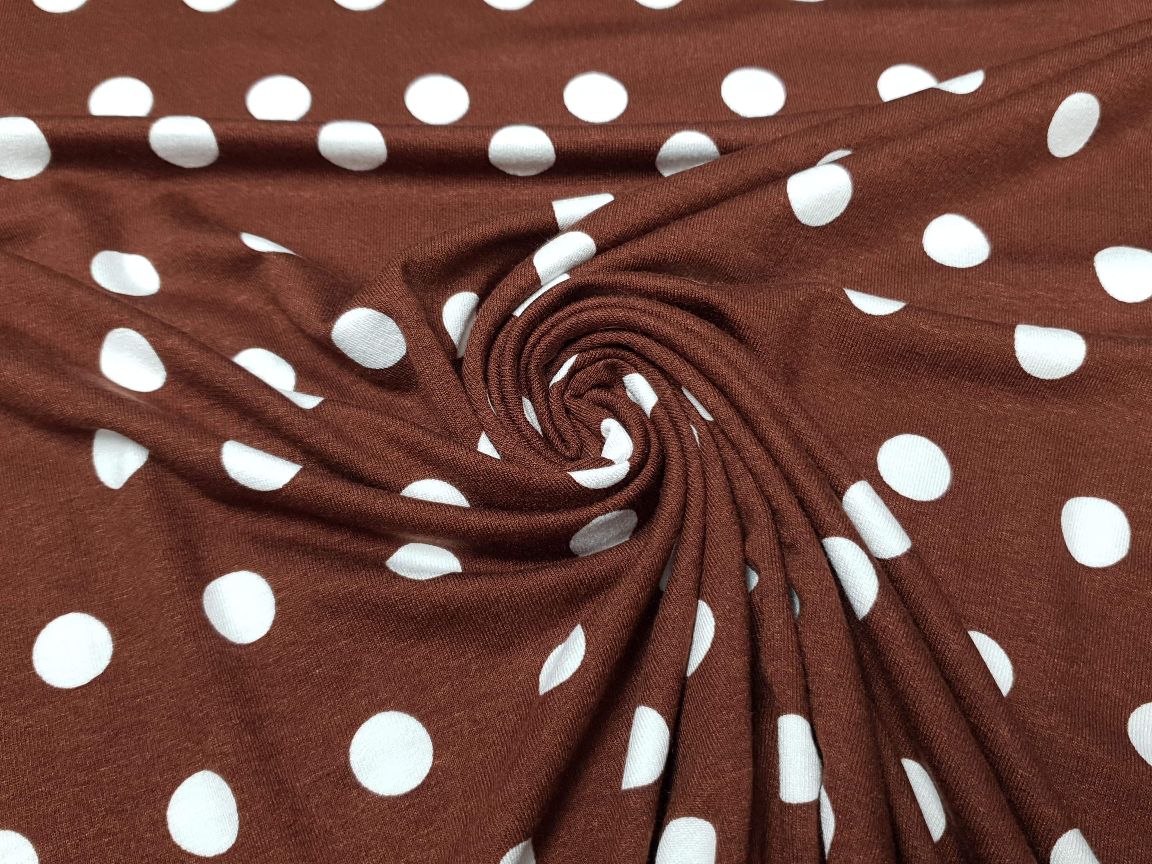 Dots rotbraun/offwhite