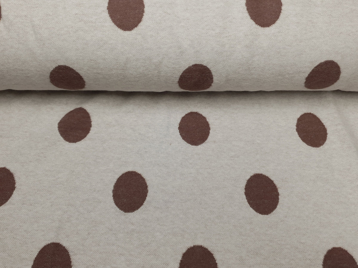 Emily Dots ecru/braun