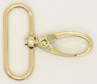 Karabinerhaken 40mm gold