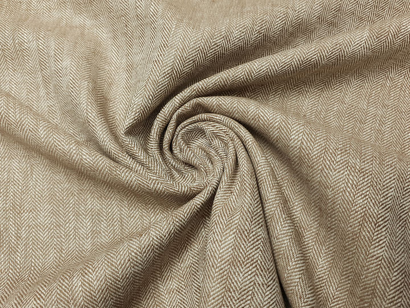Herringbone braun/weiss