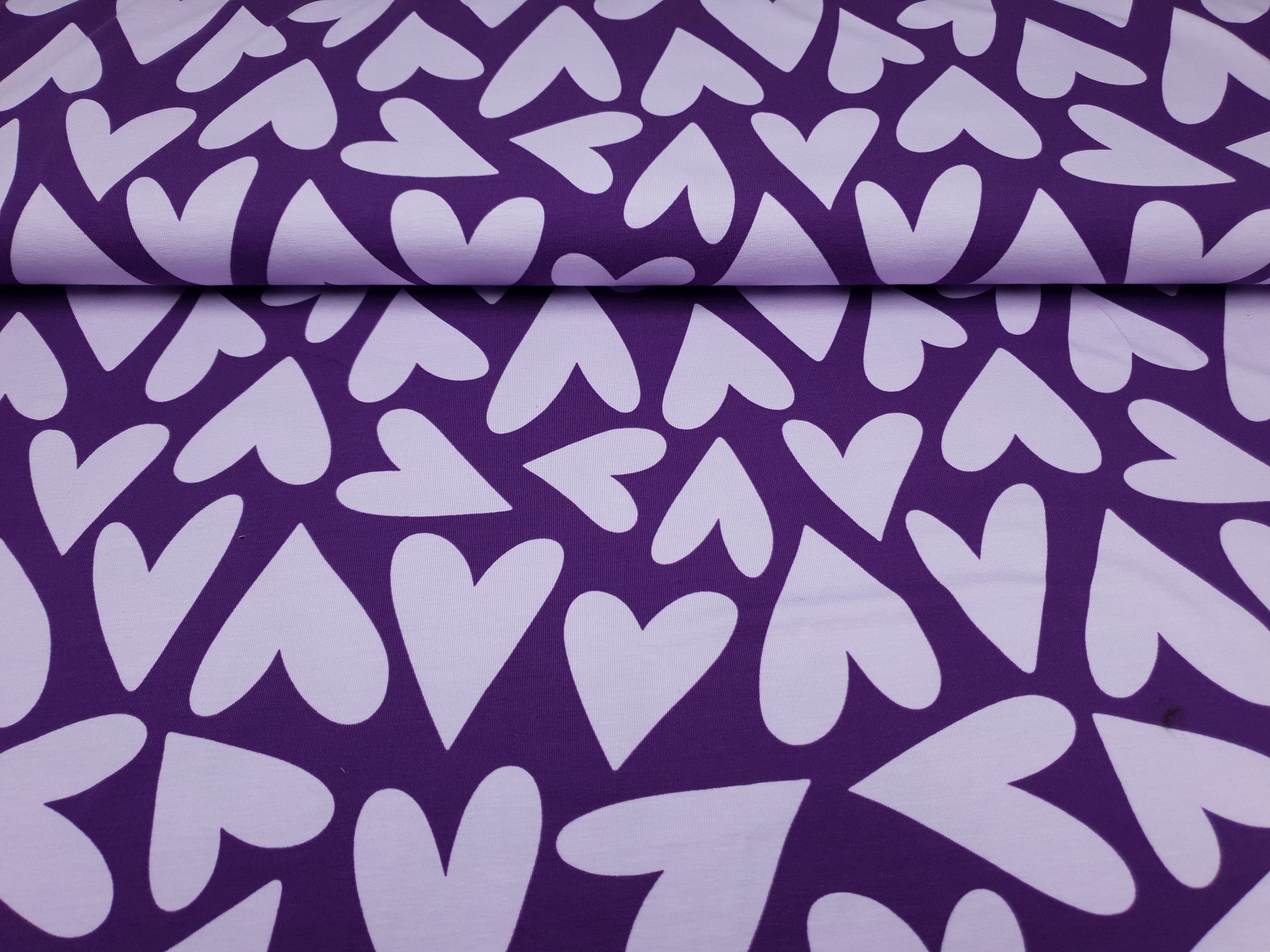 Herzchen violett/lila
