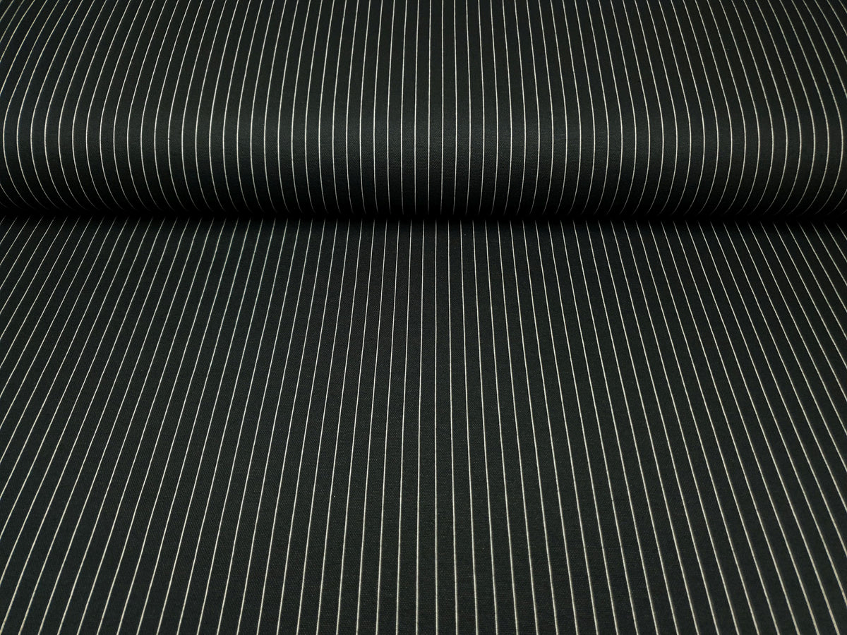 Jacquard Stripe schwarz/sand