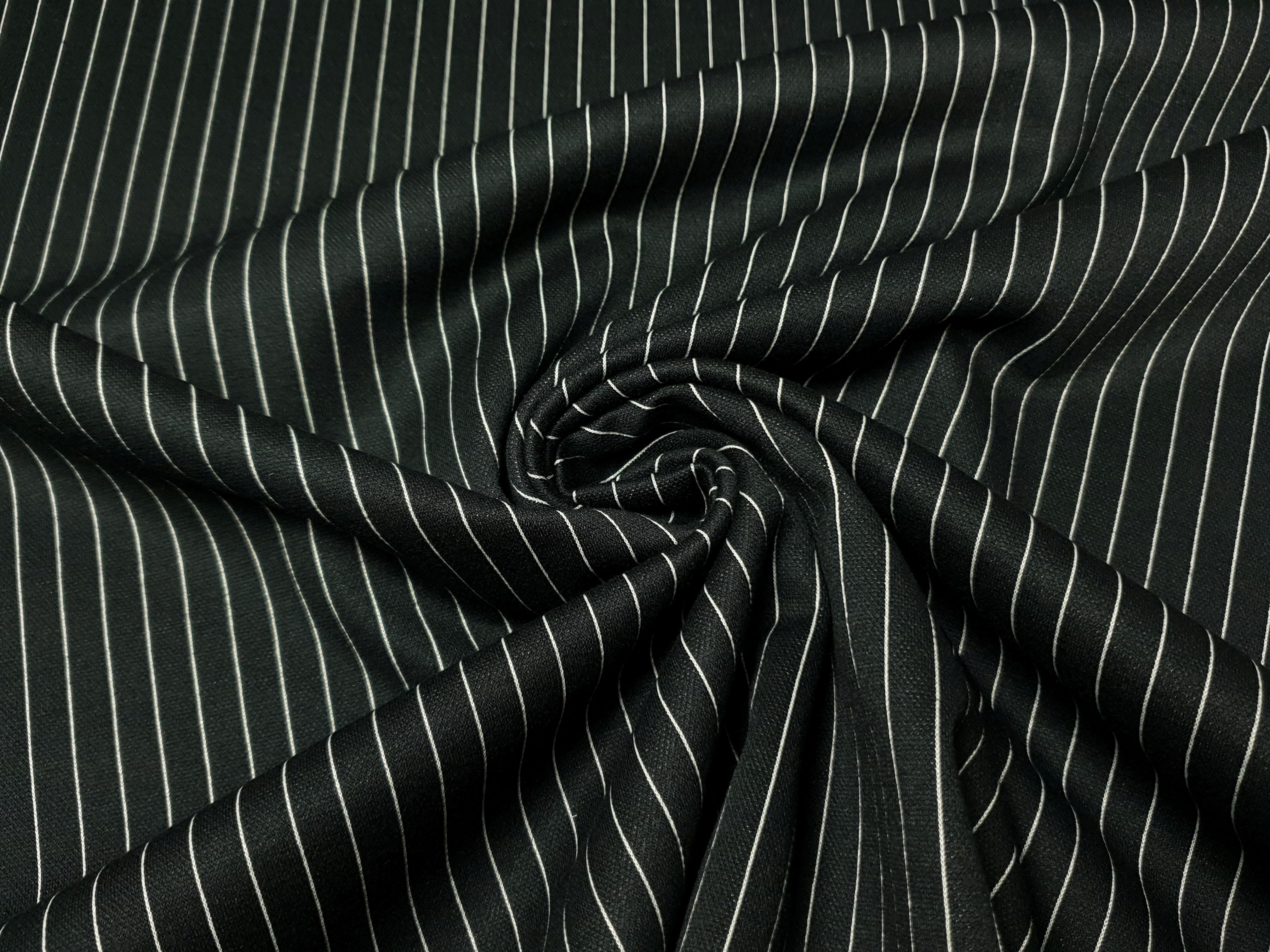 Jacquard Stripe schwarz/sand