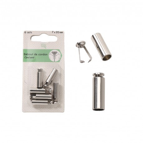 Kordelenden Metall 5,6mm