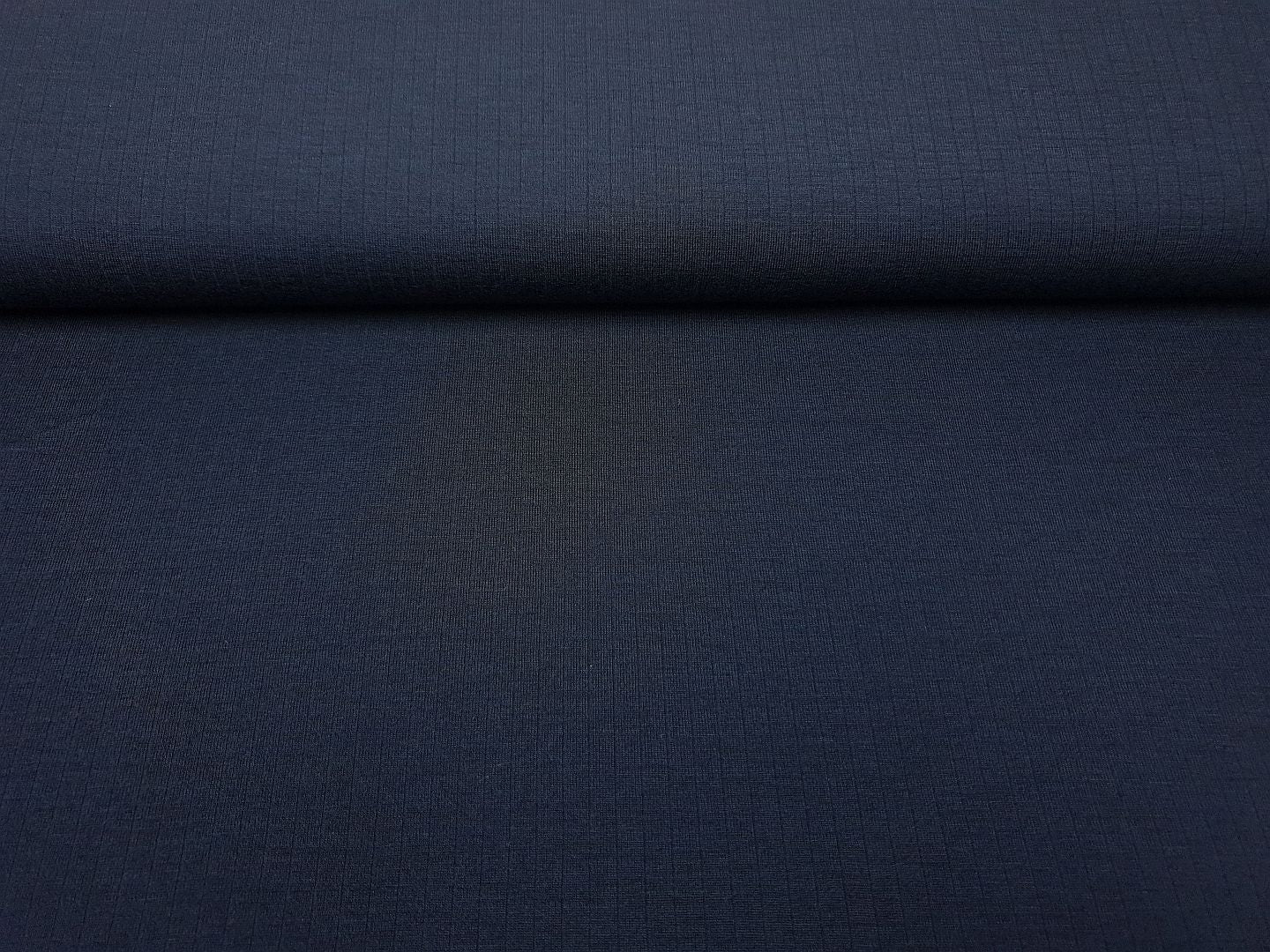 Merino-Silk Rippstrick dunkelblau