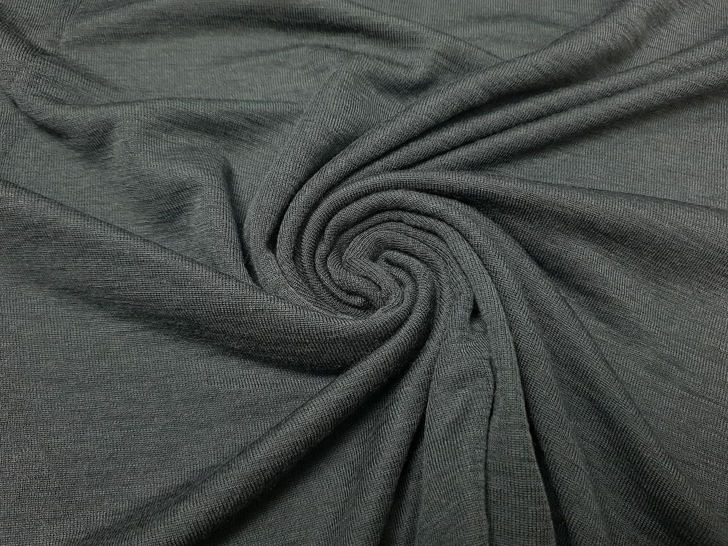 Merino-Silk Strick grau melange