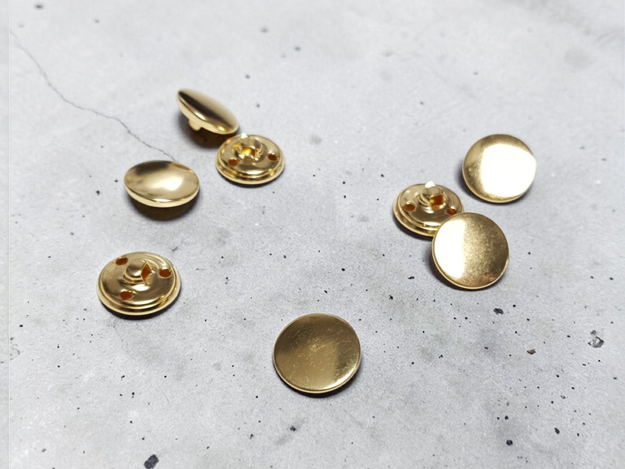 Metallknöpfe gold 18mm