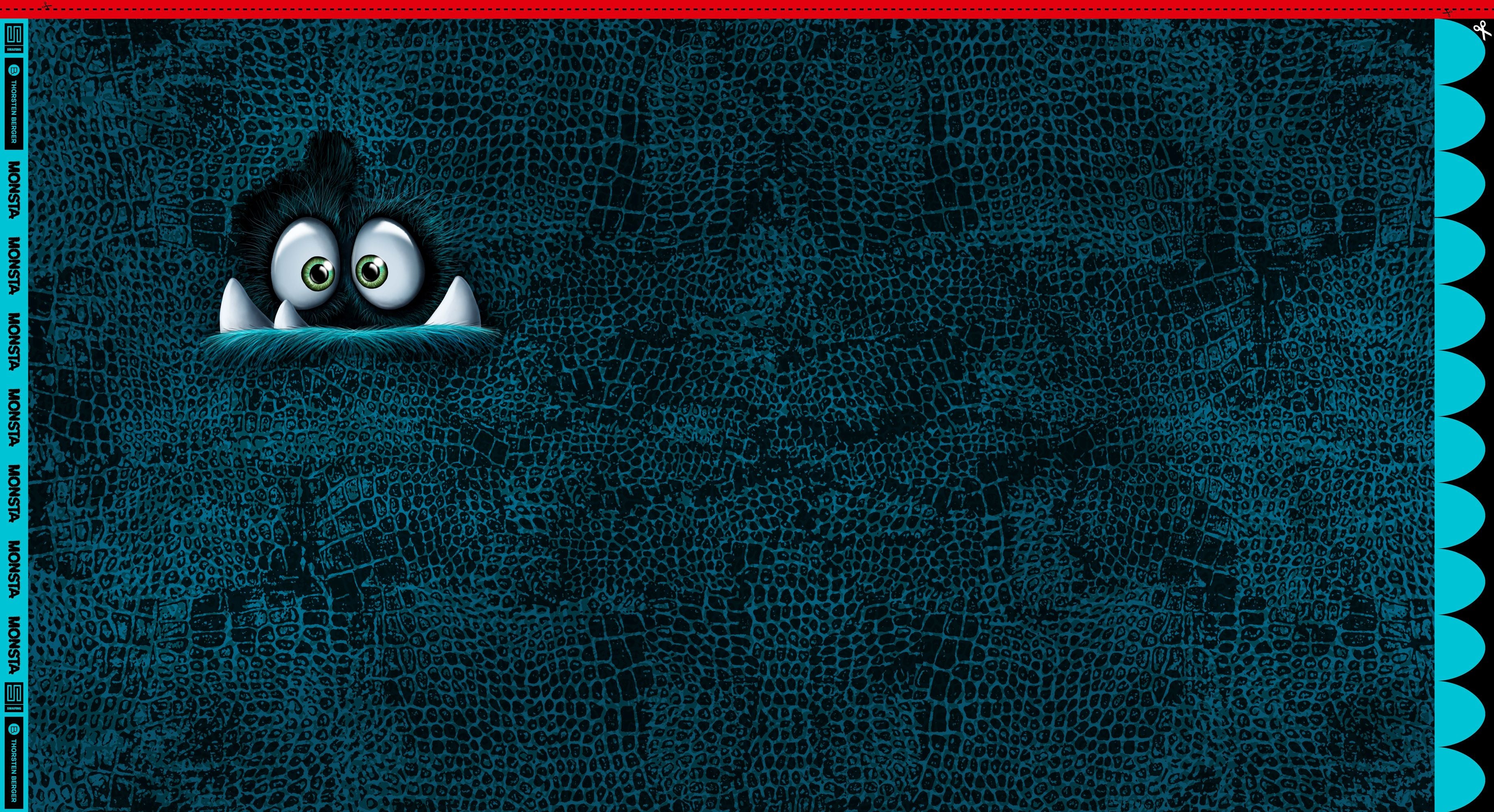 Panel Monsta by Thorsten Berger petrol/schwarz