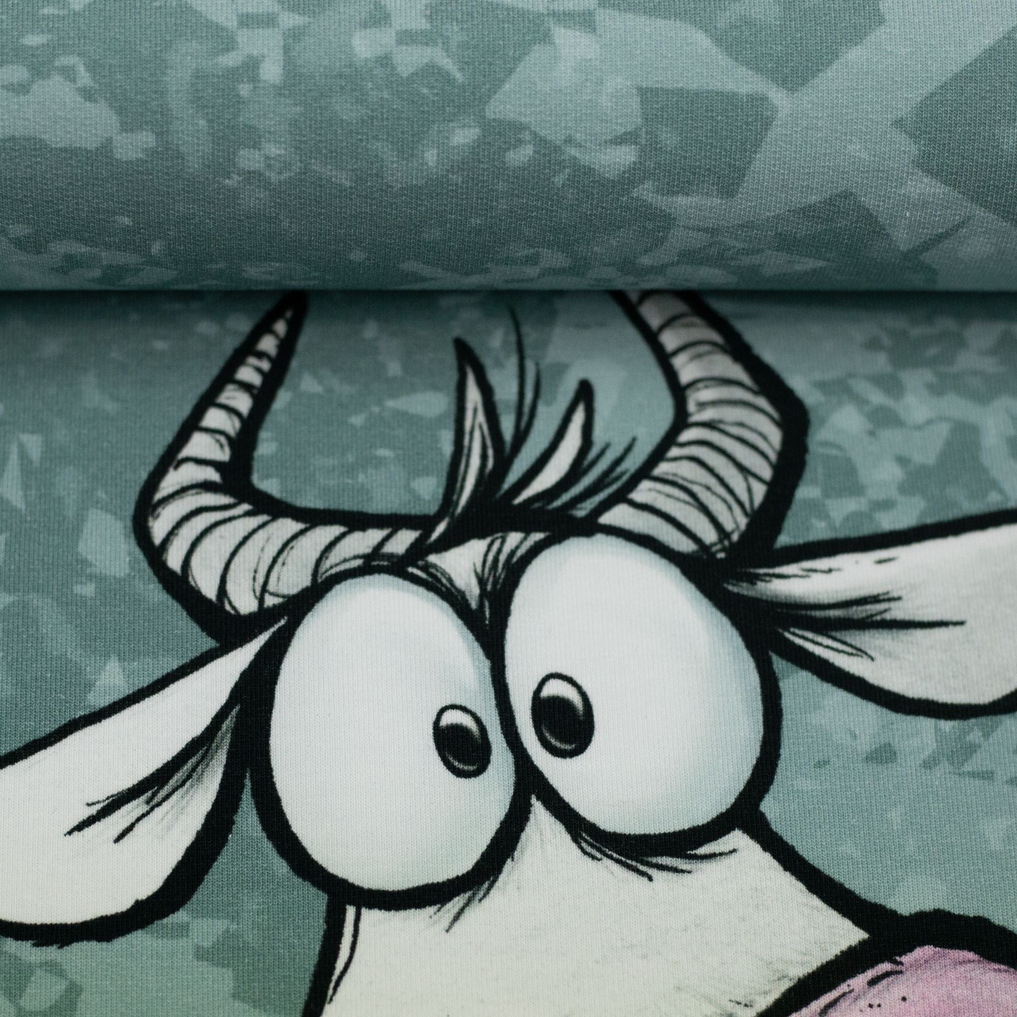 Panel Let's Moove by Thorsten Berger dustymint/schwarz/offwhite/rosa