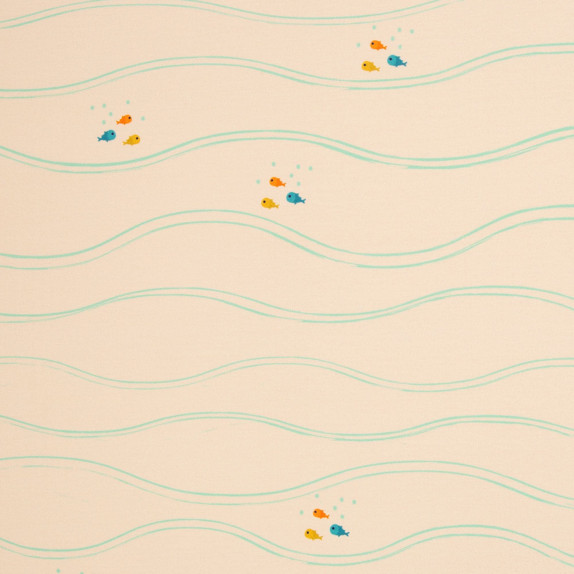 Panel Parrots by Bienvenido Colorido beige/orange/dunkelblau/aqua
