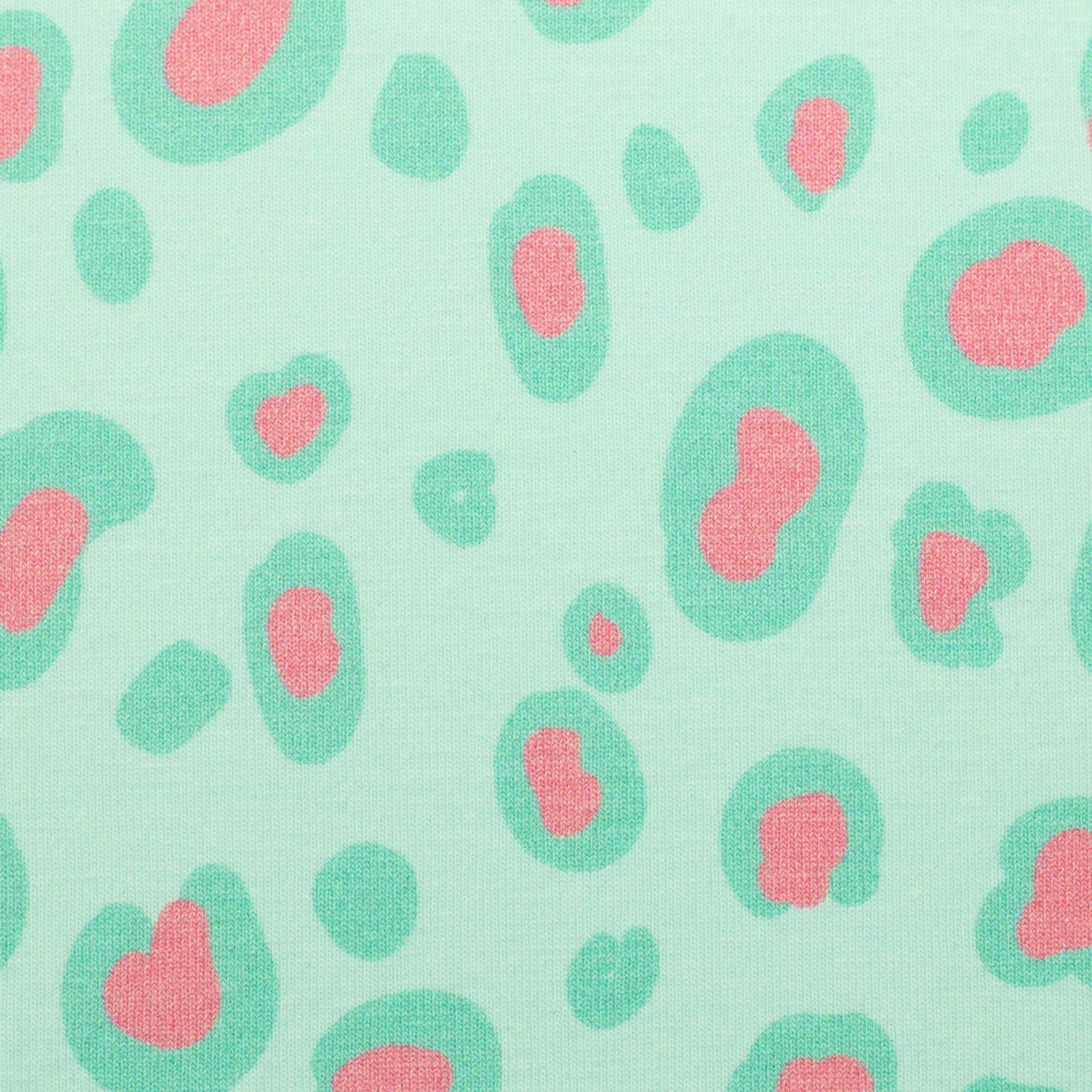 Panel Parrots by Bienvenido Colorido mint/peach/orange/pink