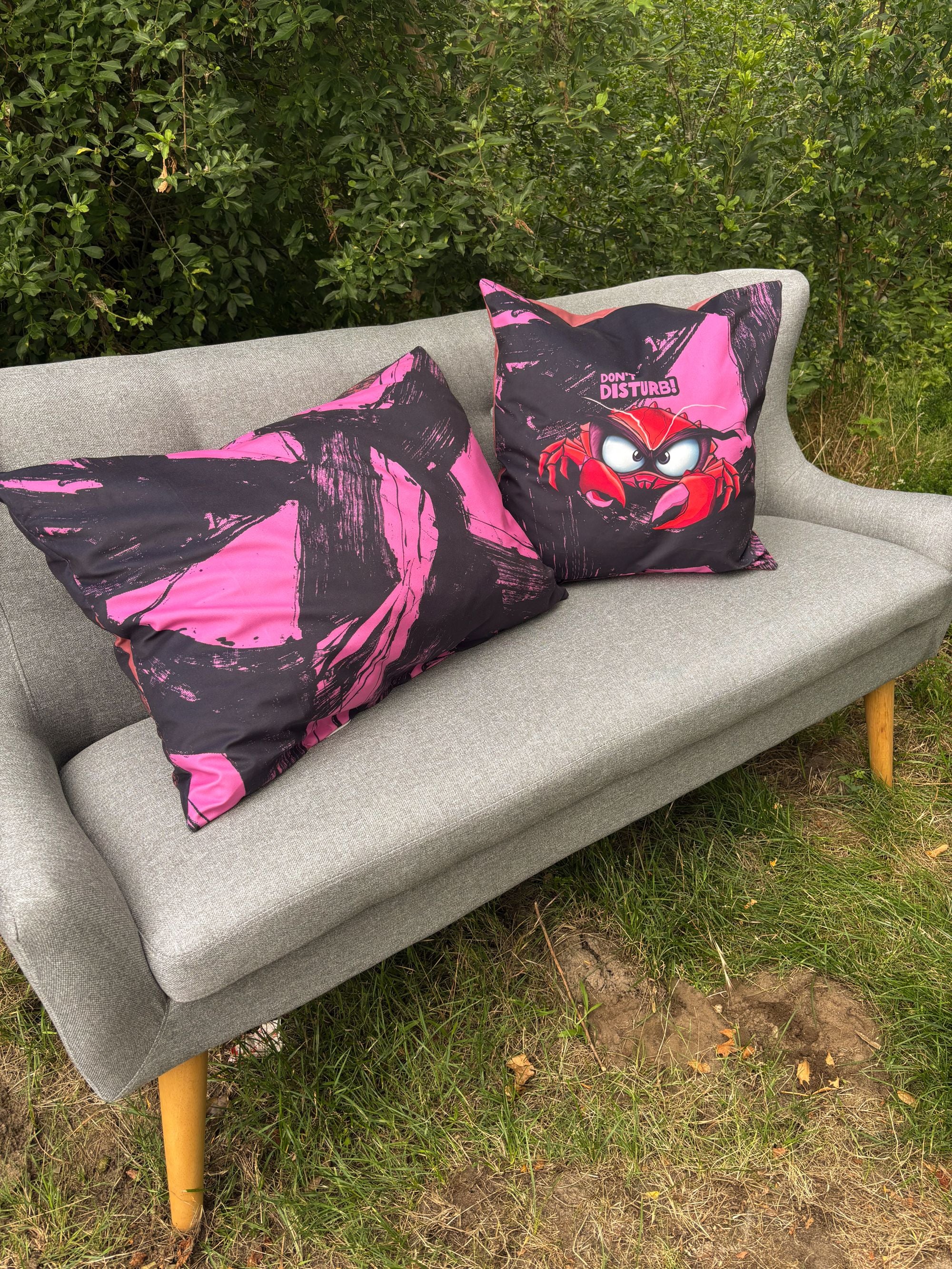 Panel Salty Pillows by Thorsten Berger pink/schwarz/zimt