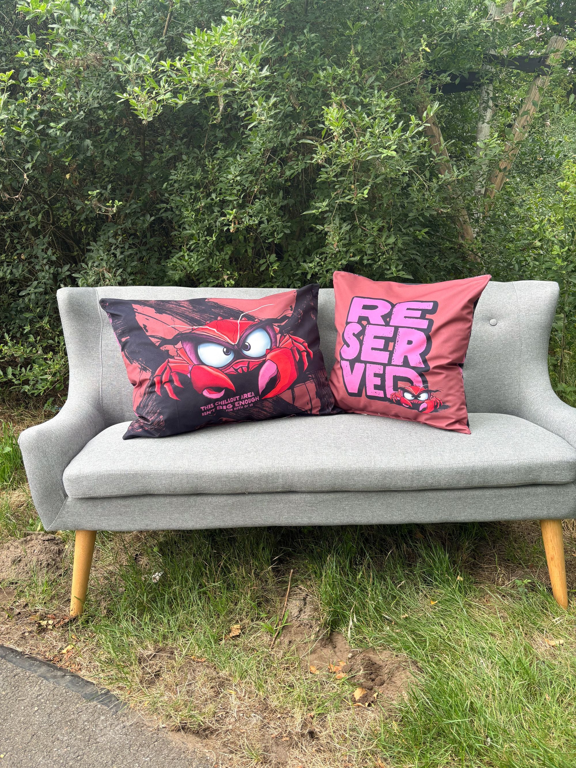 Panel Salty Pillows by Thorsten Berger pink/schwarz/zimt