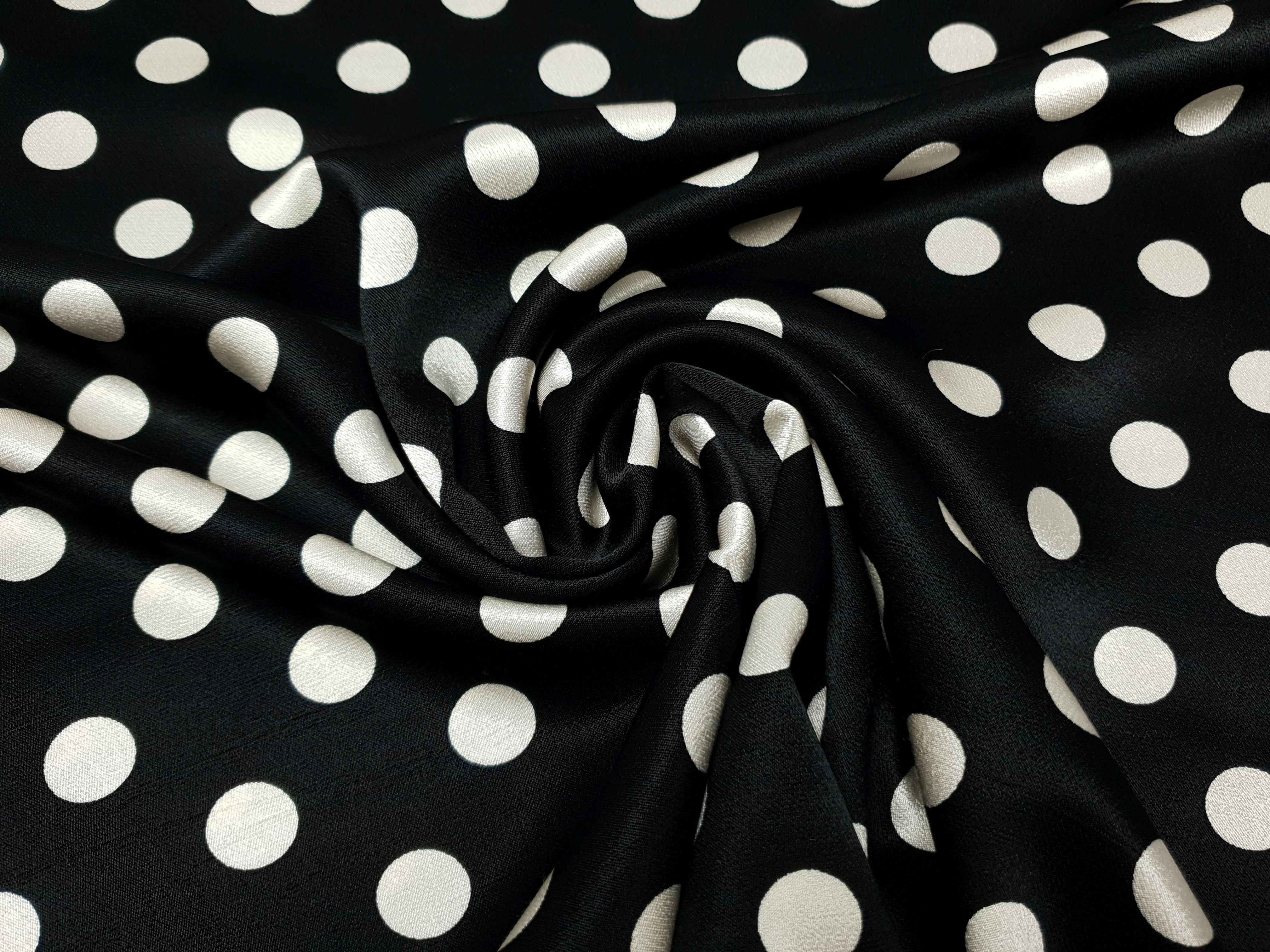 Polka Dots schwarz/sand