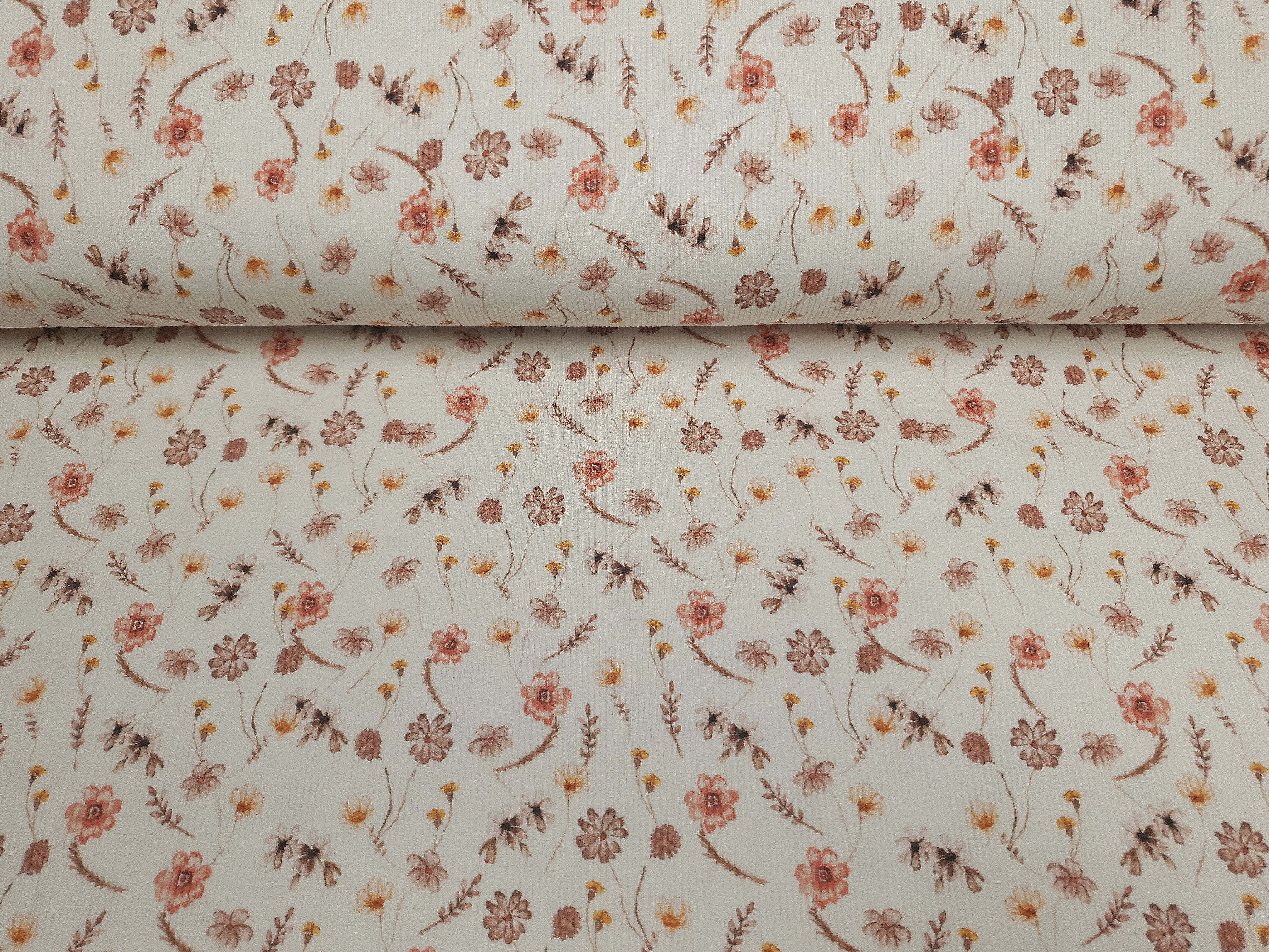 Rippjersey Frieda by Christiane Zielinski offwhite/mauve/gelb