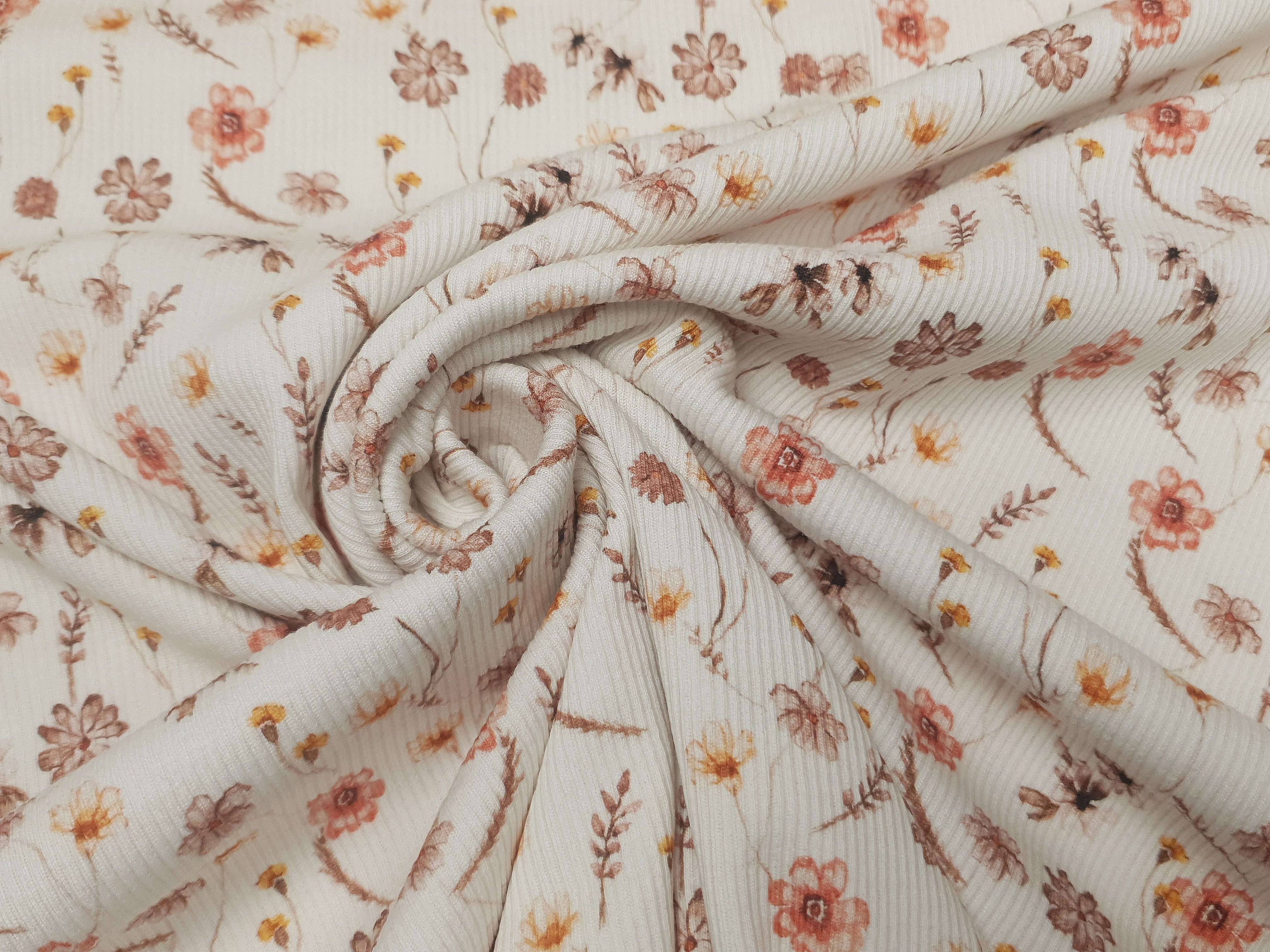 Rippjersey Frieda by Christiane Zielinski offwhite/mauve/gelb