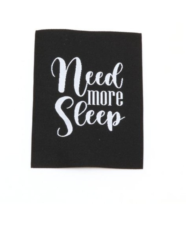 2er Set Webetikett XL - Sleep