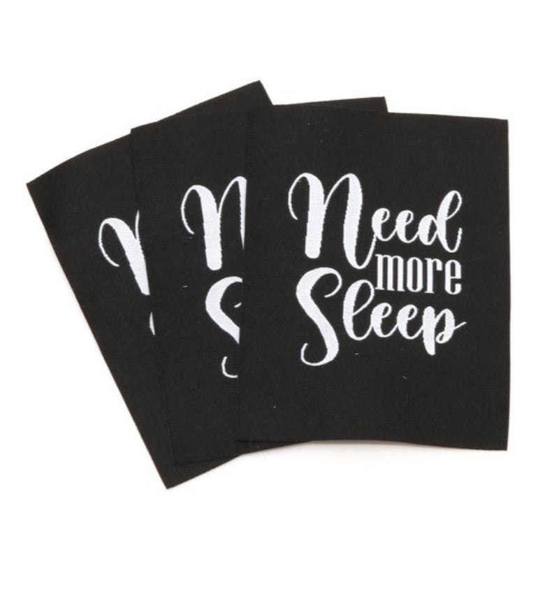 2er Set Webetikett XL - Sleep