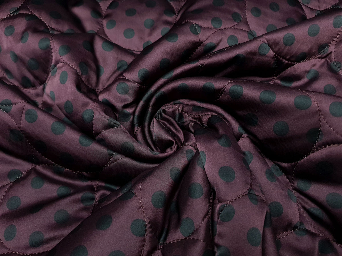 Stepper Polka Dots bordeaux/schwarz