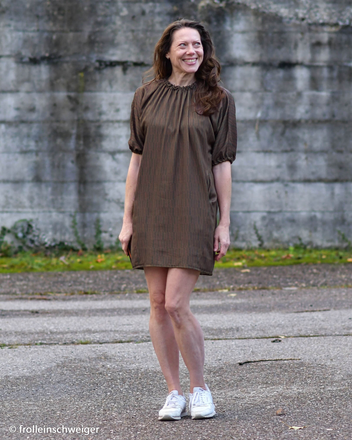 Stripe by kibadoo braun/orange
