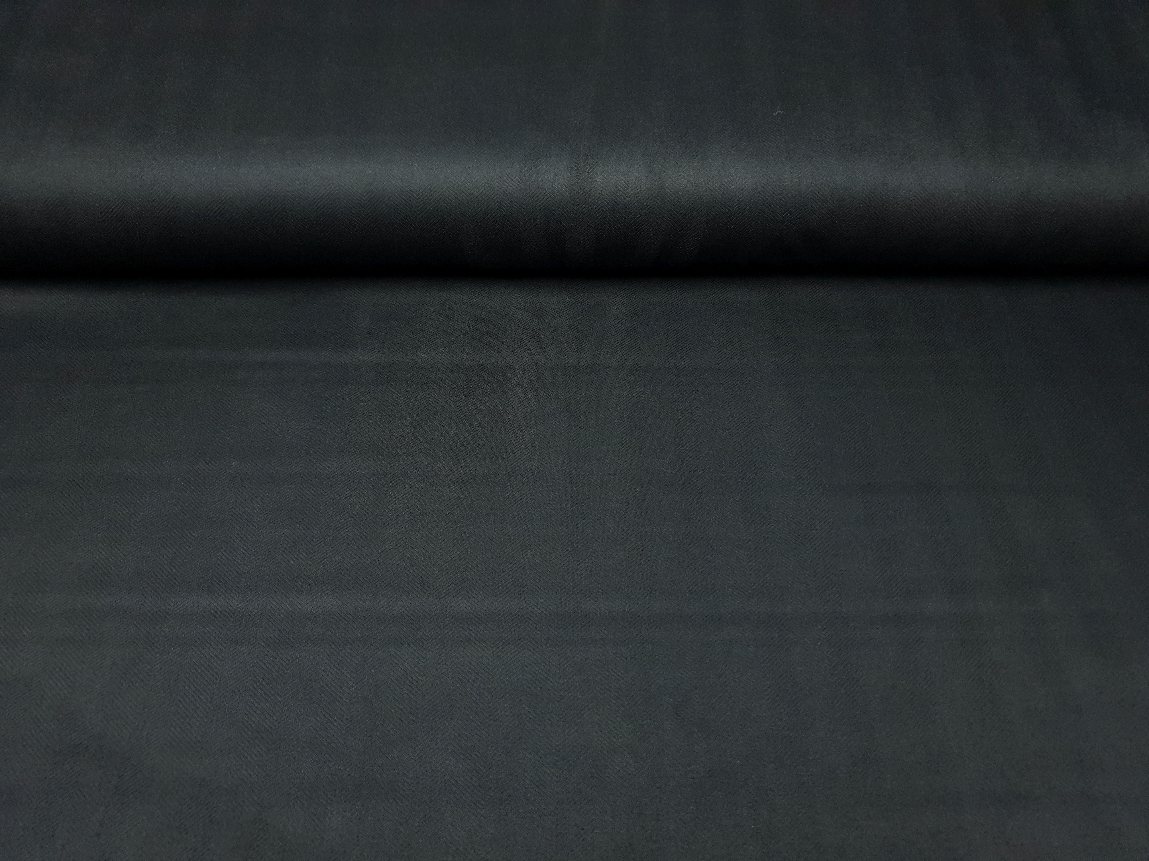 Suede Herringbone schwarz