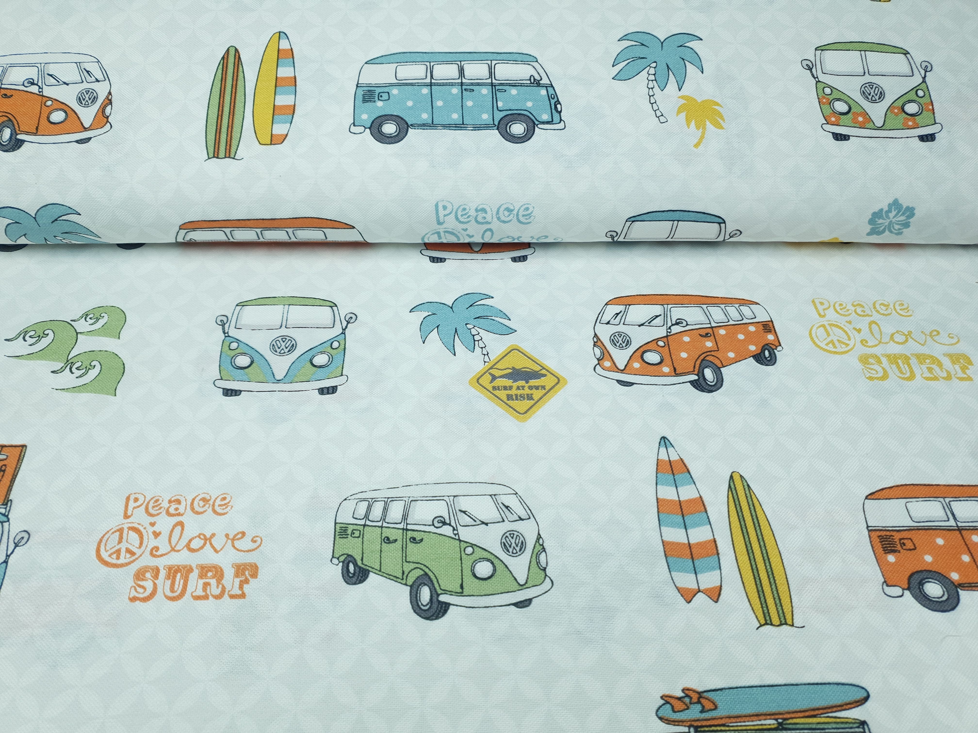 VW Summer Retro hellgrau/offwhite/grün/dustymint
