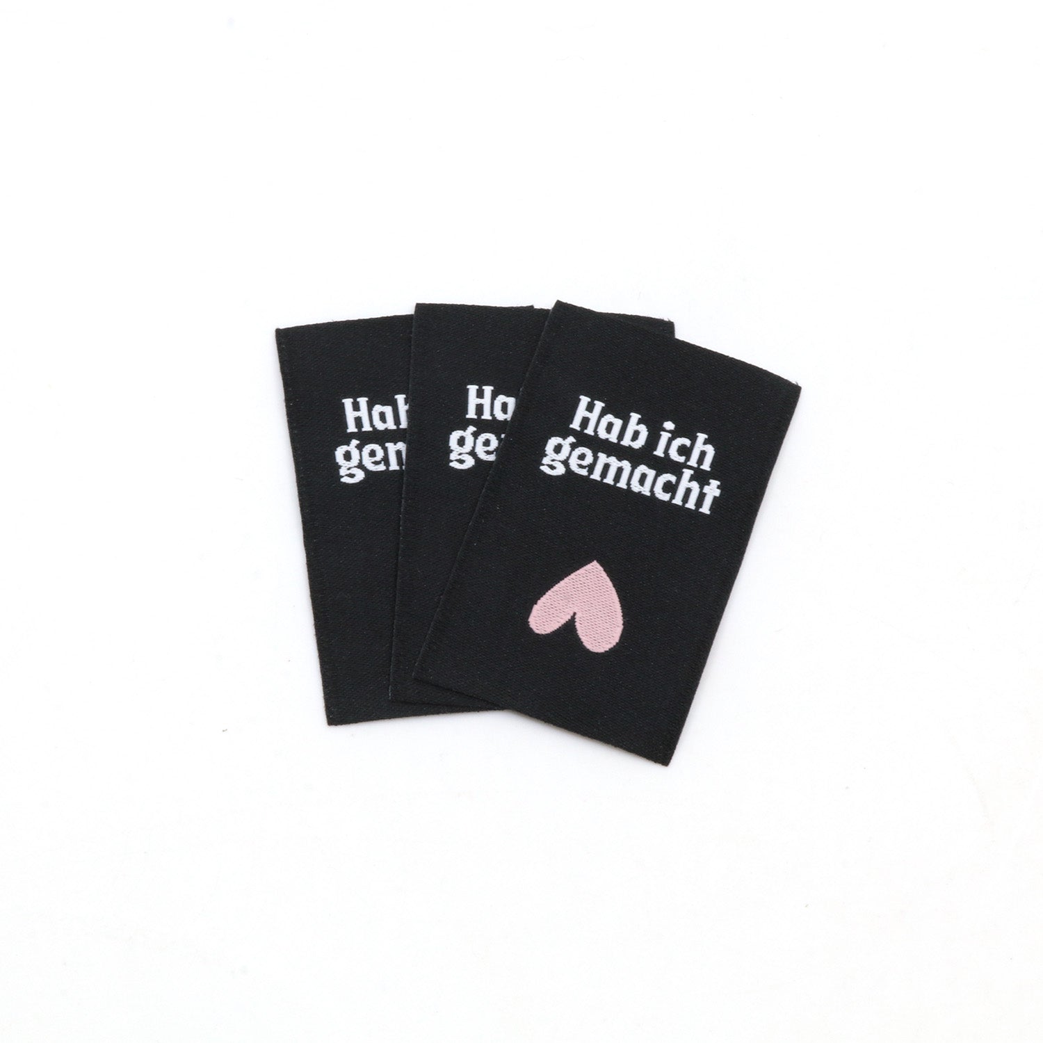 2er Set Webetikett - Hab ich gemacht