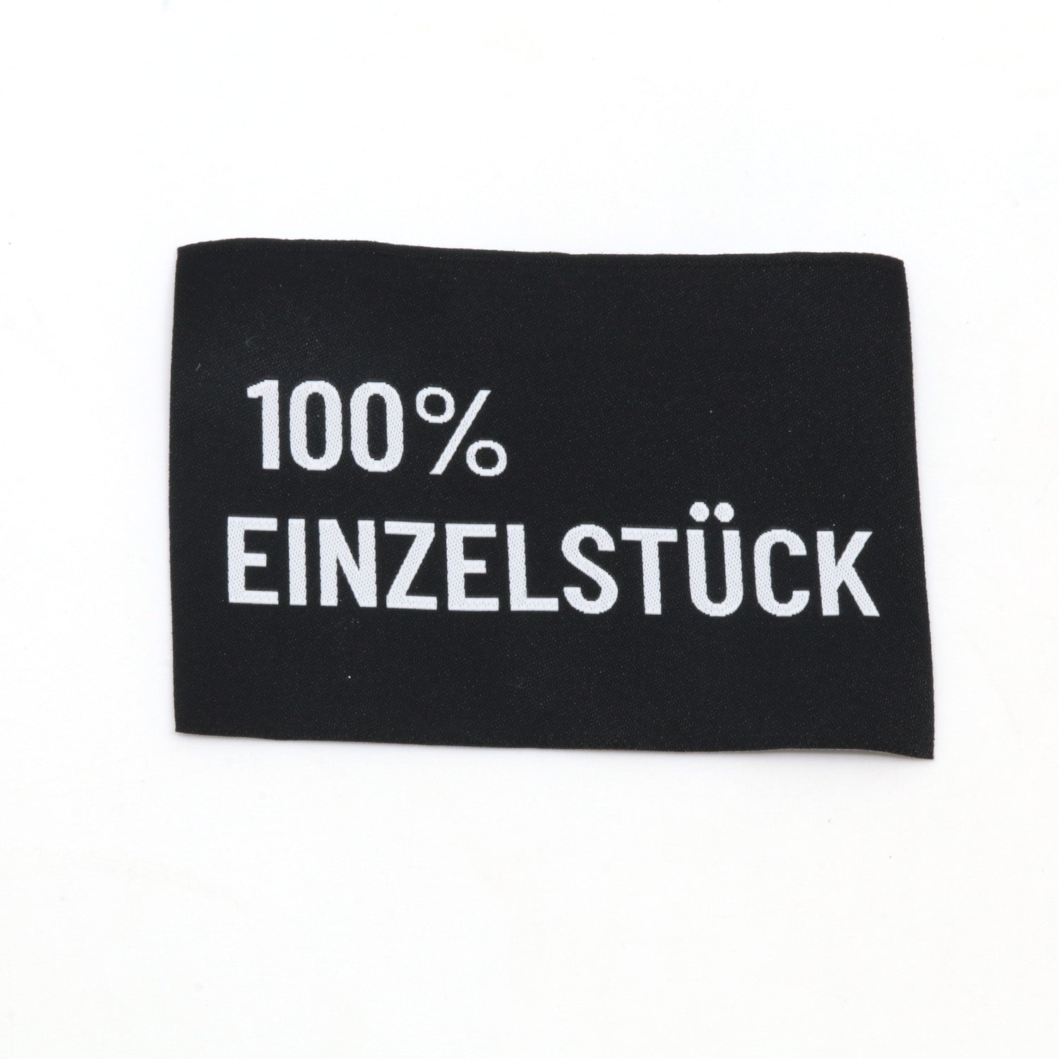 2er Set Webetikett XL - 100% Einzelstück