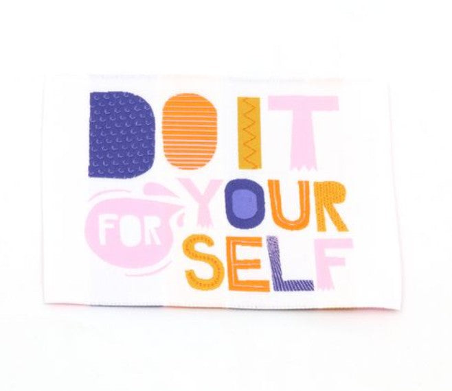 2er Set Webetikett XL - your self
