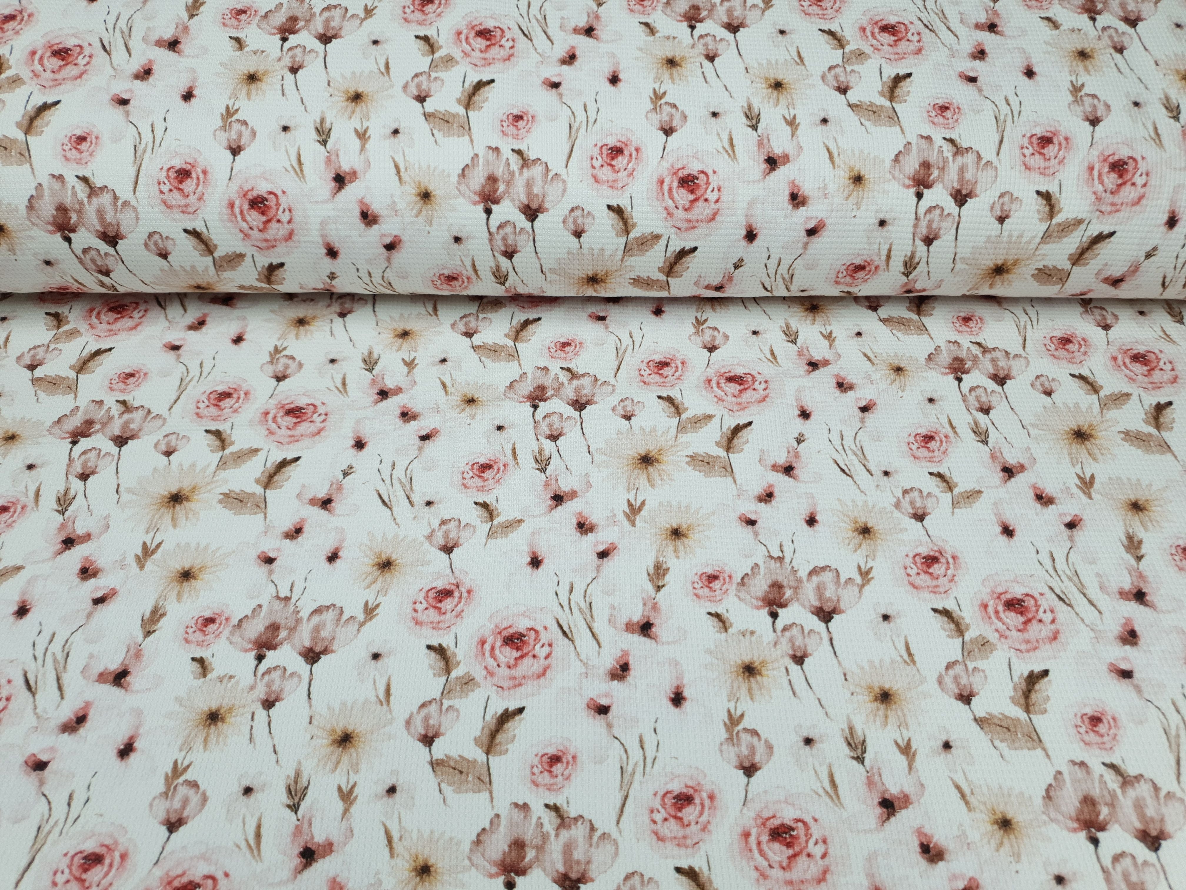 Winterflowers by Christiane Zielinski ecru/altrosa/braun