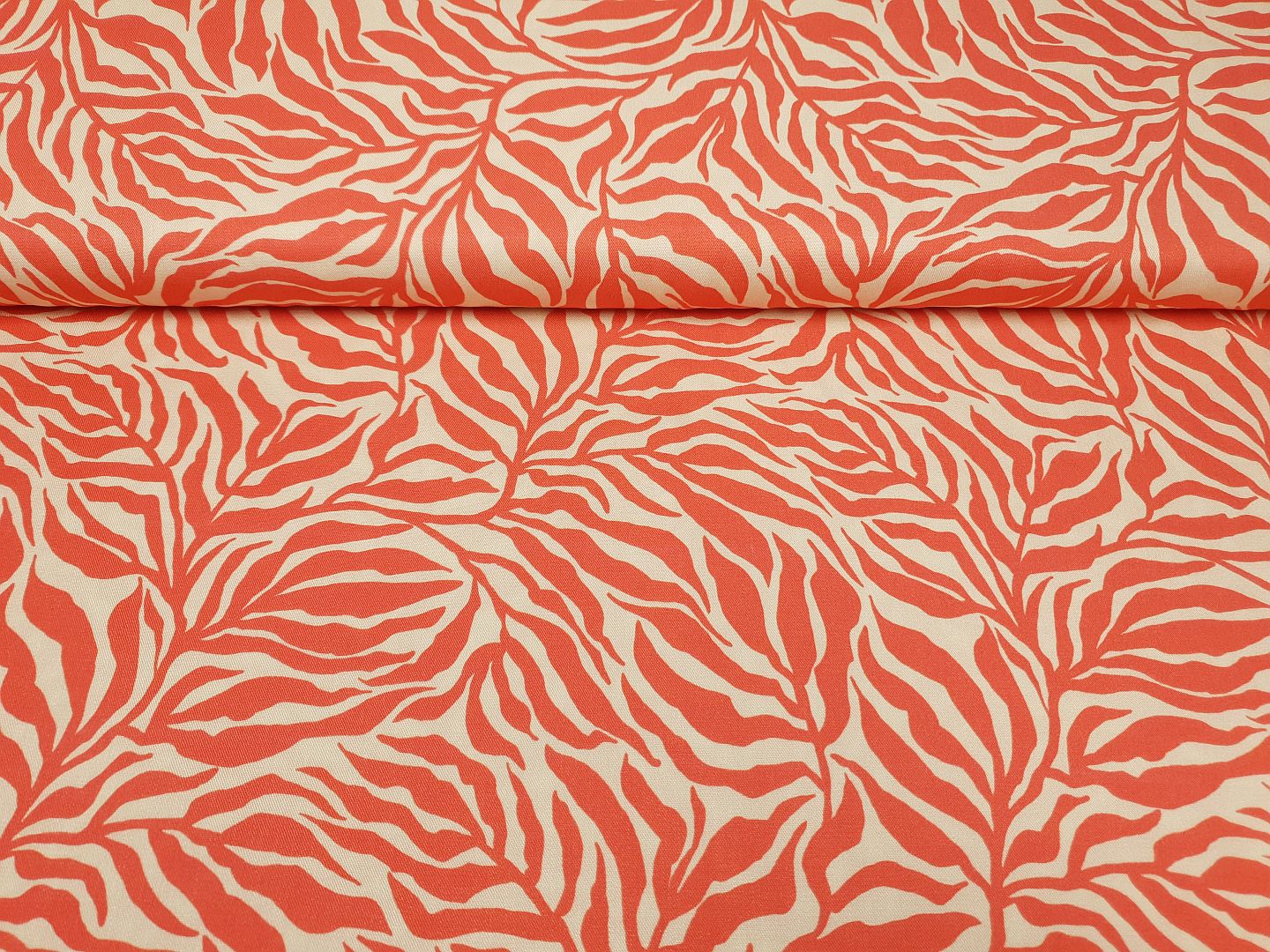 Zebra Jungle by Bienvenido Colorido ecru/koralle