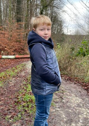 Papierschnittmuster Weste Kinder von Fadenkäfer