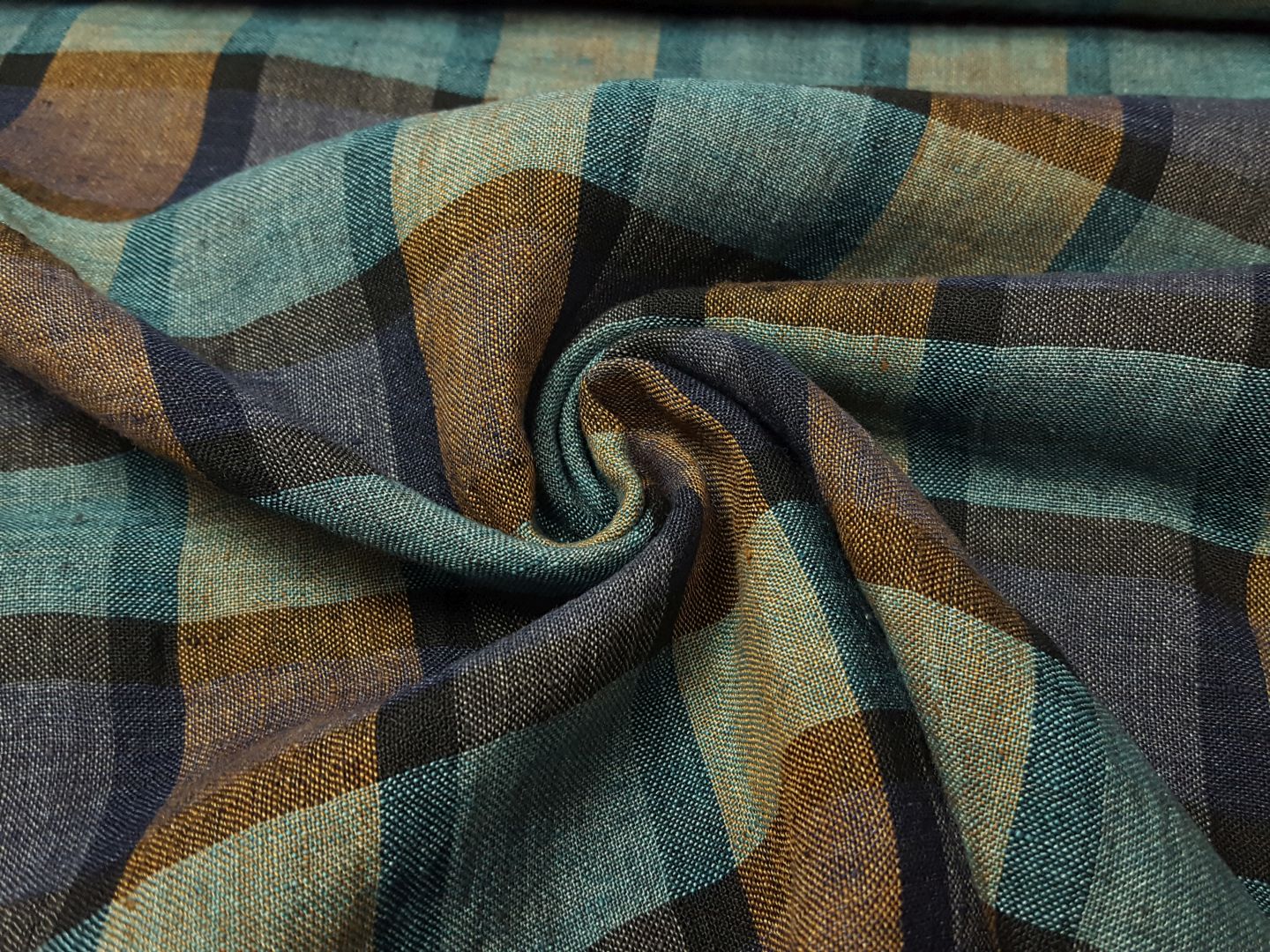 Albert denim/dustymint/braun