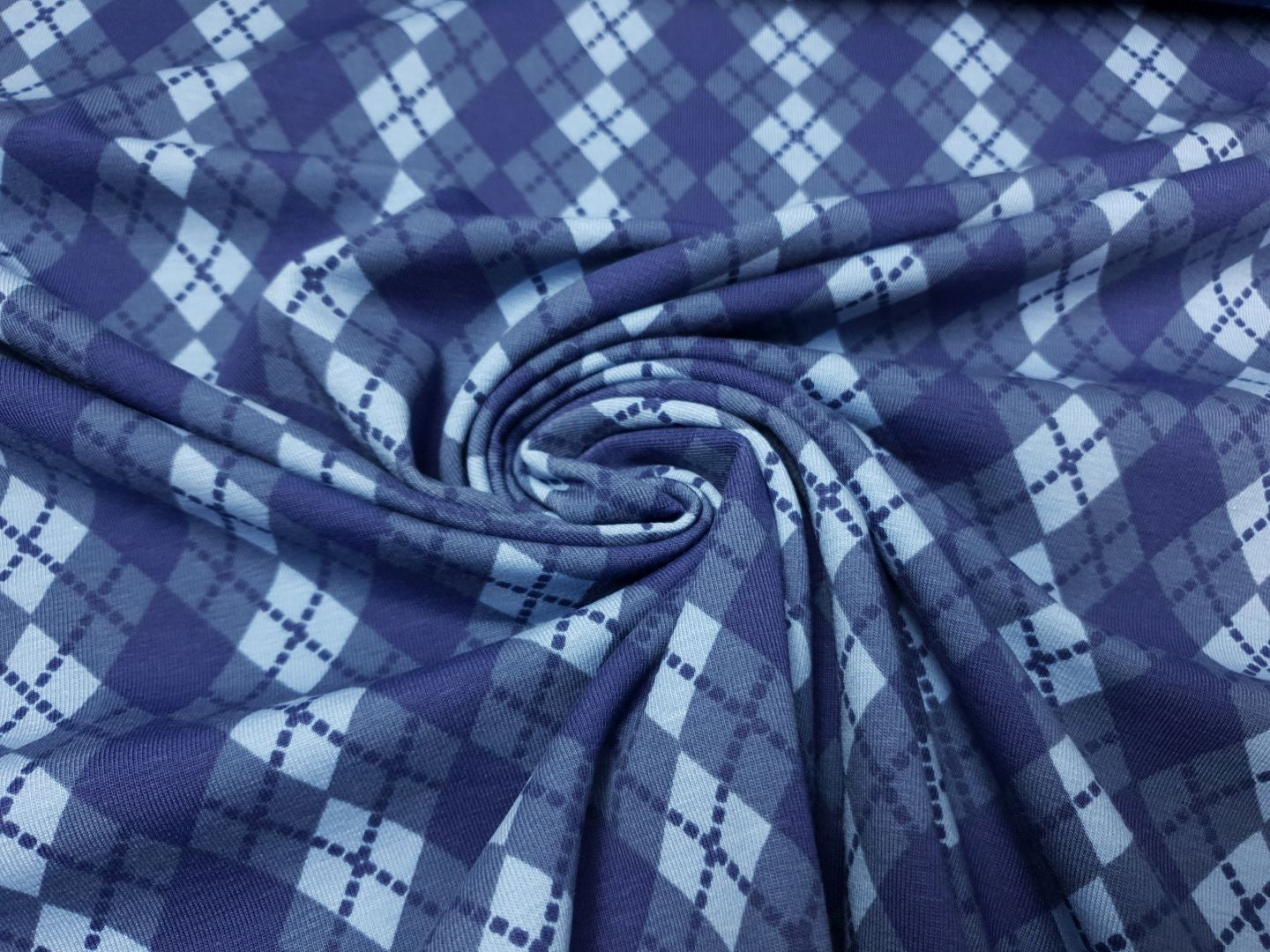 Argyle denim/hellblau/graublau