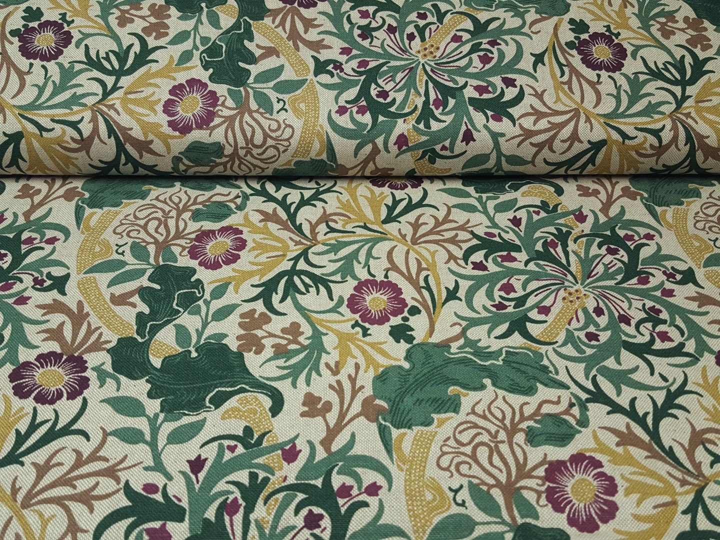 Art Craft beige/dunkelgrün/bordeaux/ocker