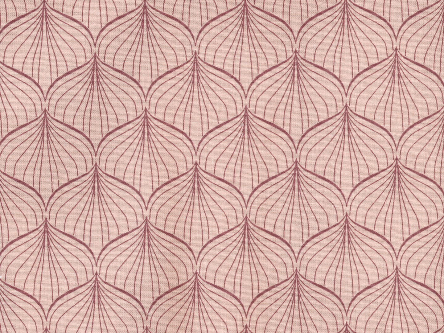 Au Maison Wachstuch Alli Powder Rose-Ginger Red