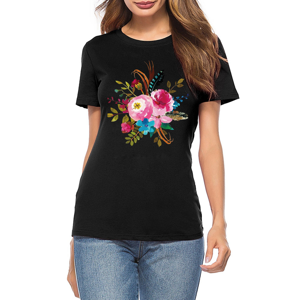 Bügelbild Blumen gross