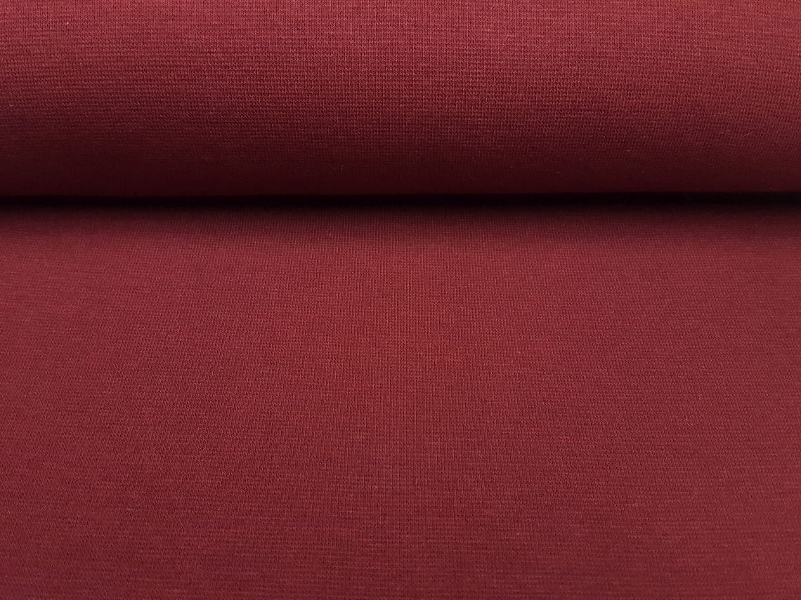 Bündchen uni bordeaux