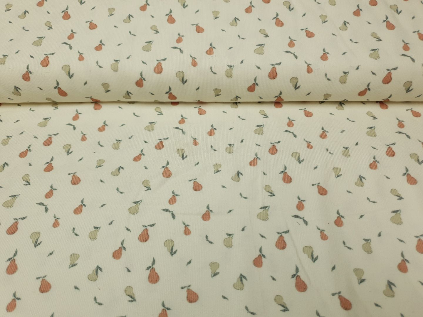 Babycord Pera Piccola offwhite/zimt/grau