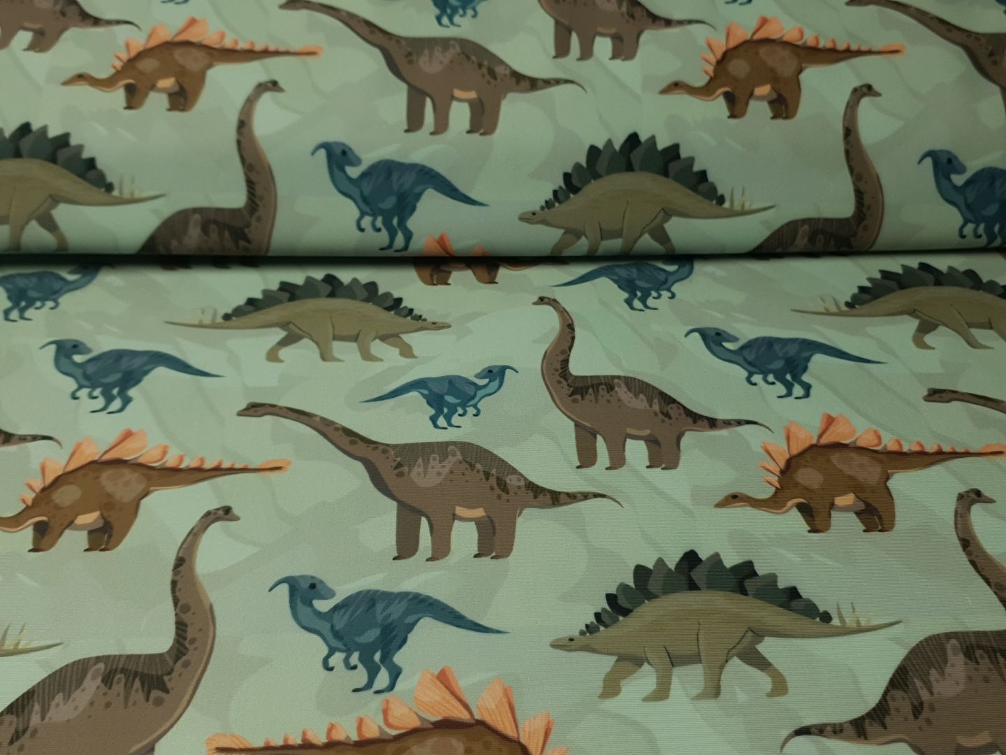 Bade und Sportlycra Dinos hellgrün/braun/blau
